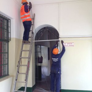 CCTV Cameras installation at High Court Kampala Uganda by Esa Tytans Uganda