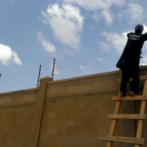 SABA GIFCO Uganda Electric Fence installation by Esa Tytans Uganda